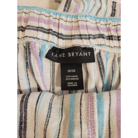 Lane Bryant Line Blend Stripe Shorts - Picture 7 of 11